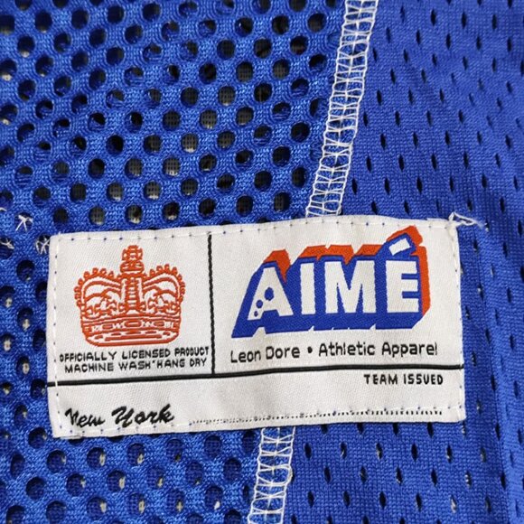 Aime Number 32 Blue Mesh Sports Jersey - Picture 5 of 8
